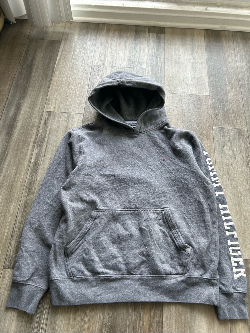 Tommy Hilfiger Men's Gray Hoodie Sweatshirt